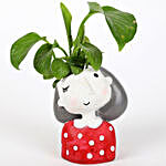 Set of 3 Air Purifying Plants In Raisin Pots