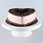 Delicious Heart Shaped Chocolate Cake- 1.5 Kg