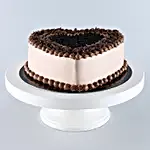 Delicious Heart Shaped Chocolate Cake- Half Kg