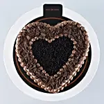 Delicious Heart Shaped Chocolate Cake- Half Kg