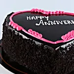 Happy Anniversary Heart Shaped Cake- 1 Kg