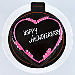 Happy Anniversary Heart Shaped Cake- Eggless Half Kg