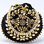 Black Gotta Patti Designer Potli Bag