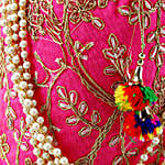 Gold Embroidered Potli Bag