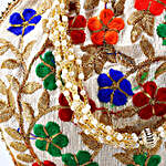 Thread Embroidery Potli Bag