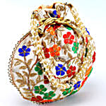 Thread Embroidery Potli Bag