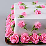 Designer Rosy Chocolate Cake- 1 Kg