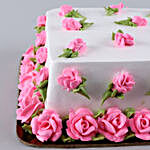 Designer Rosy Chocolate Cake- 3 Kg Eggless
