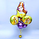 Disney Princess Belle Theme Balloon Bouquet