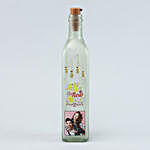 Personalised New Year LED Frosted Bottle Lamp