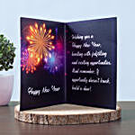 Personalised Cheers To New Year Greeting Card