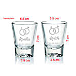 Personalised Couple Shot Glasses- Set Of 2