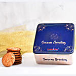 Cookieman Festive Assorted Cookies Tin- 250 Gms