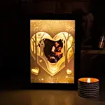 Personalised 3D Heart Light Box