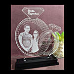 Personalised Ring Couple LED Lamp