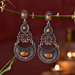 Black & Brown Lunar Shaped Earrings