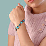 Quirky Blue Stone Bracelet