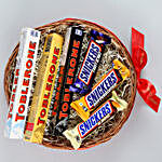 Toblerone & Snickers Cane Basket
