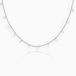 GIVA 925 Silver Queen Necklace