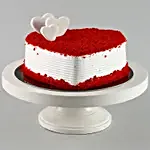 Valentine's Heart Red Velvet Cake- Eggless 1 Kg