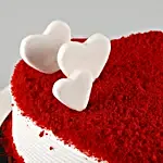 Valentine's Heart Red Velvet Cake- Eggless Half Kg