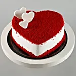 Valentine's Heart Red Velvet Cake- Half Kg