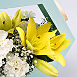 Charismatic Carnations & Lilies Arrangement