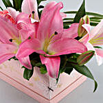 Delightful Mixed Flowers Pink Box