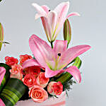 Exquisite Pink Floral Box Arrangement