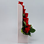 Majestic Red Roses Gift Arrangement