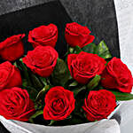 Premium Red Roses Double Wrapped Bouquet