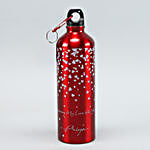 Personalised Valentine Special Red Bottle