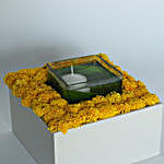 Beautiful Marigold & Candle Box