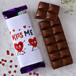 Kiss Me Cadbury Silk Chocolate Bar