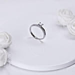 Giva Silver Zircon Layered Ring
