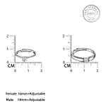 Giva Anushka Sharma Silver Minimal Couple Rings