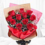 Romantic Red Roses Bouquet