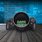 Game Over Controller Shape Coffee Mug