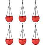 hanging planter with metal chain 5 5 7 5