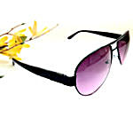 Porus Club Aviator Sunglasses For Women- Purple