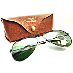 Porus Club Aviator Sunglasses- Green