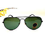 Porus Club Aviator Sunglasses- Green