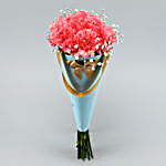 Baby Pink Carnations Conical Arrangement