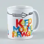 Personalised Keep Moving Forward Mug