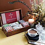Octavius Assorted Teabags & Tea Premix Wooden Box