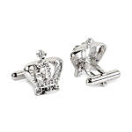 Crown Cufflinks With Lapel Pin & Tie Pin