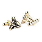 Horse Cufflinks With Lapel Pin & Tie Pin