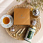Octavius Tulsi Green Tea With Infuser & Honey Jar