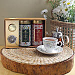 Octavius Wellness Green Tea Combo With Infuser & Honey