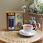 Octavius Green Tea With Infuser & Mini Honey Jar